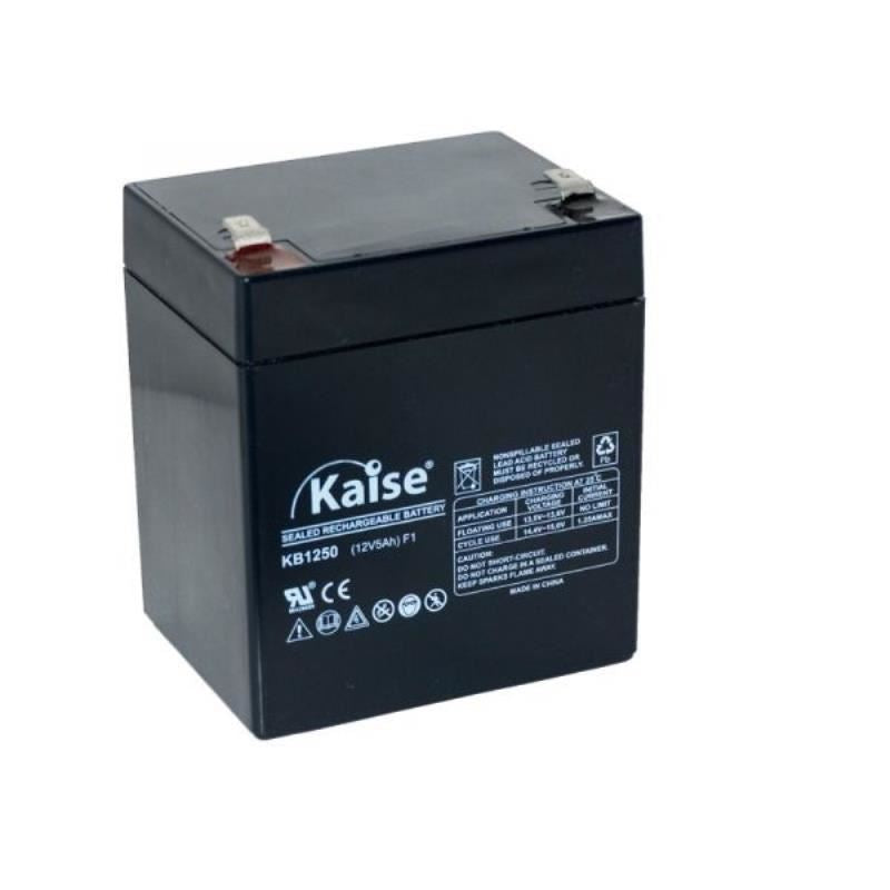 BATERIA SELLADA KAISE 12V 5AH SIN MANTENIMIENTO