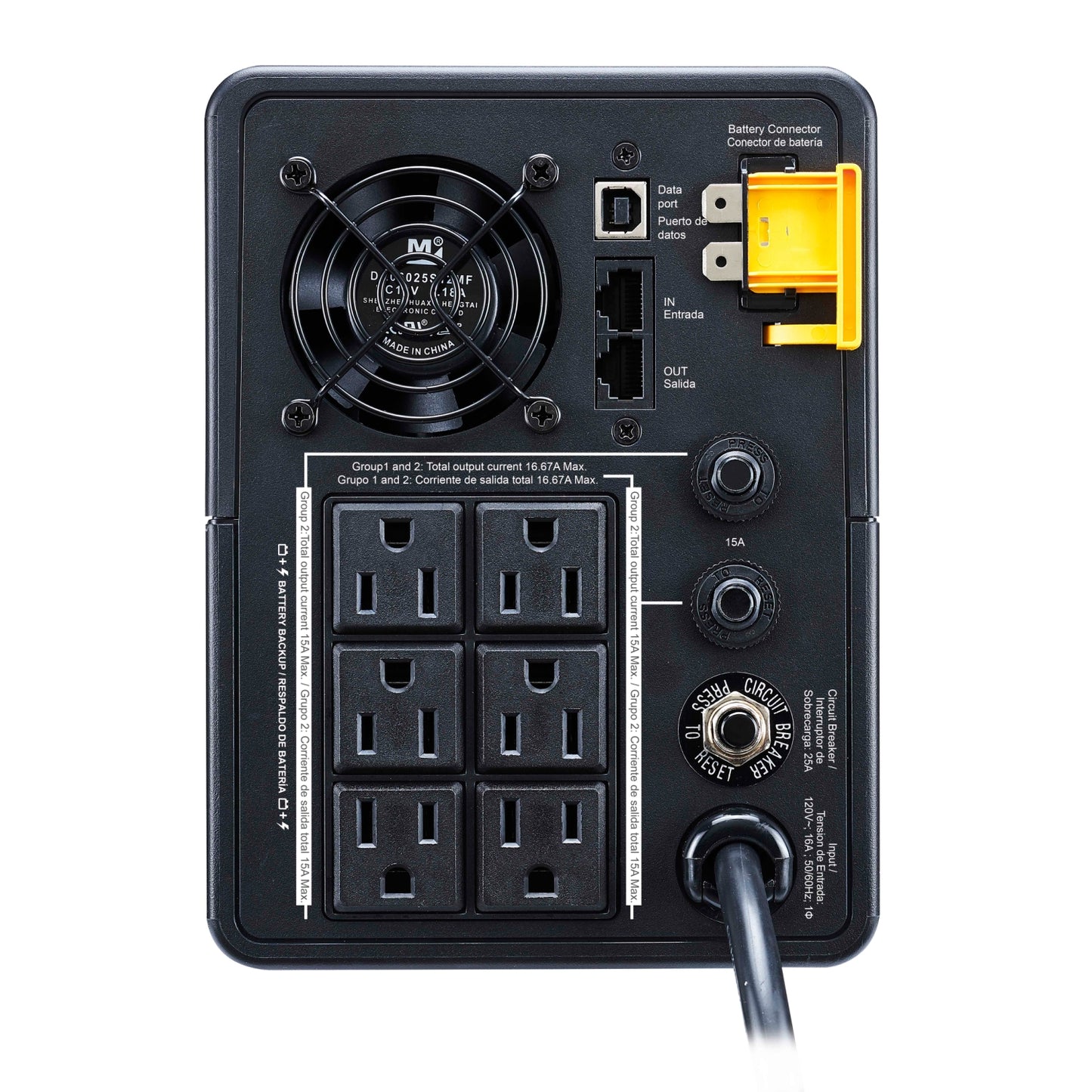 UPS APC BVX2000L-LM 20000VA/1200W 120V AVR 6 SALIDAS