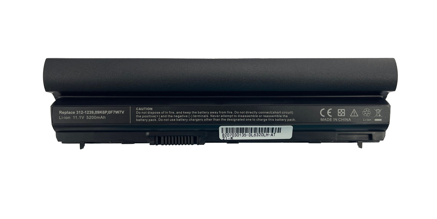 BATERIA GENERICA PARA LAPTOP DELL 09K6P 11.1V 58WH
