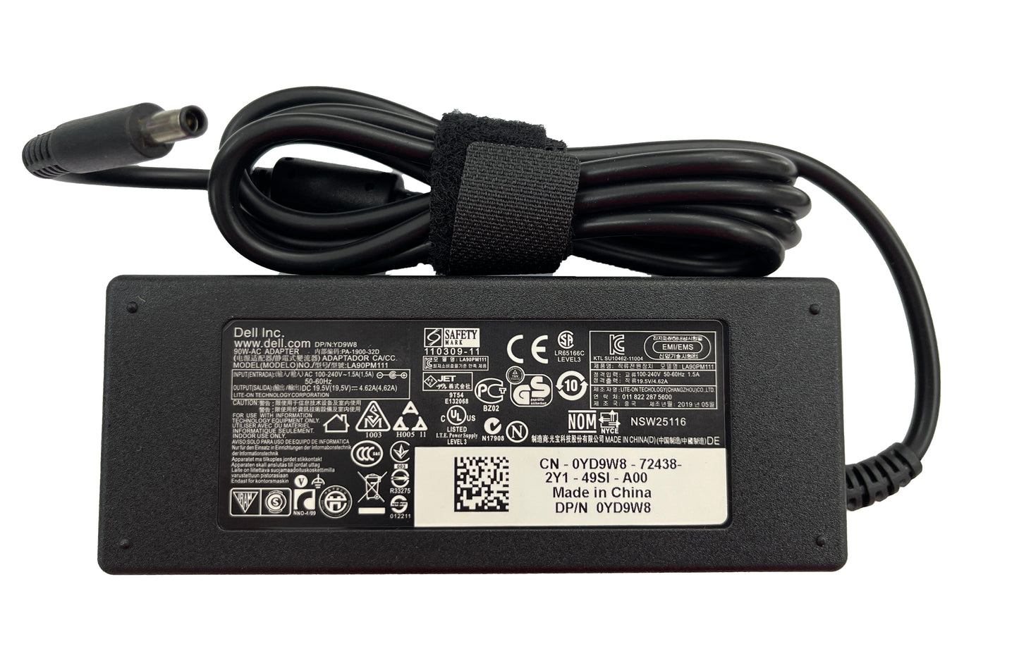 CARGADOR DELL 90W 19.5V 4.62A 4.5*3.0