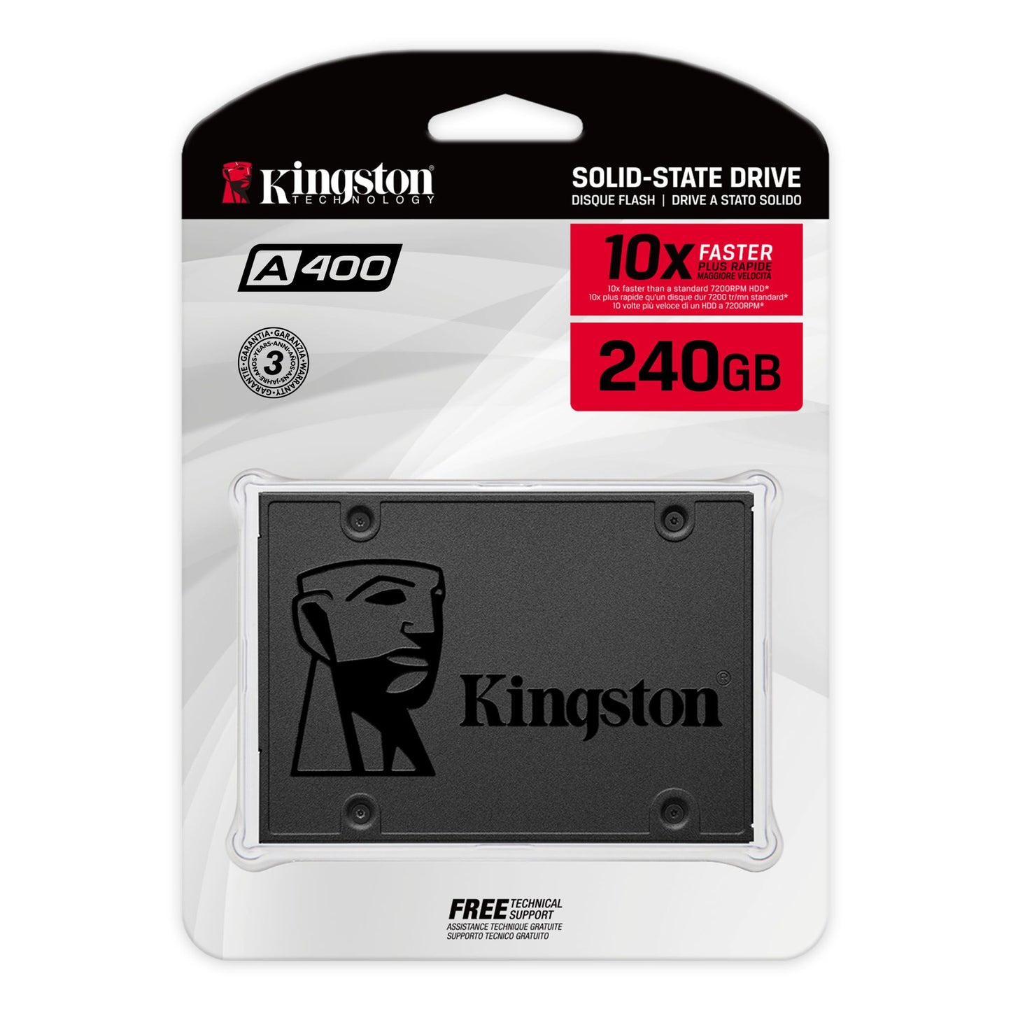 DISCO ESTADO SOLIDO KINGSTON 240GB A400 2.5" SATA