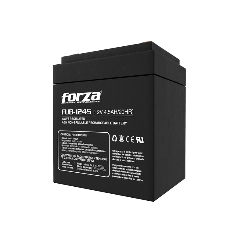 BATERIA SELLADA FORZA 12V 4.5AH AGM SIN MANTENIMIENTO