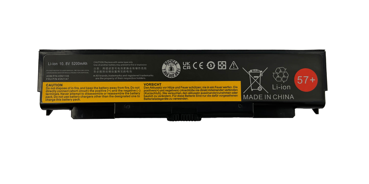 BATERIA GENERICA PARA LAPTOP LENOVO 45N1146 10.8V 58WH 57+