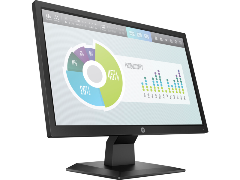 MONITOR LED HP P204V 19.5" TN HD+ 720P 60HZ VGA/HDMI
